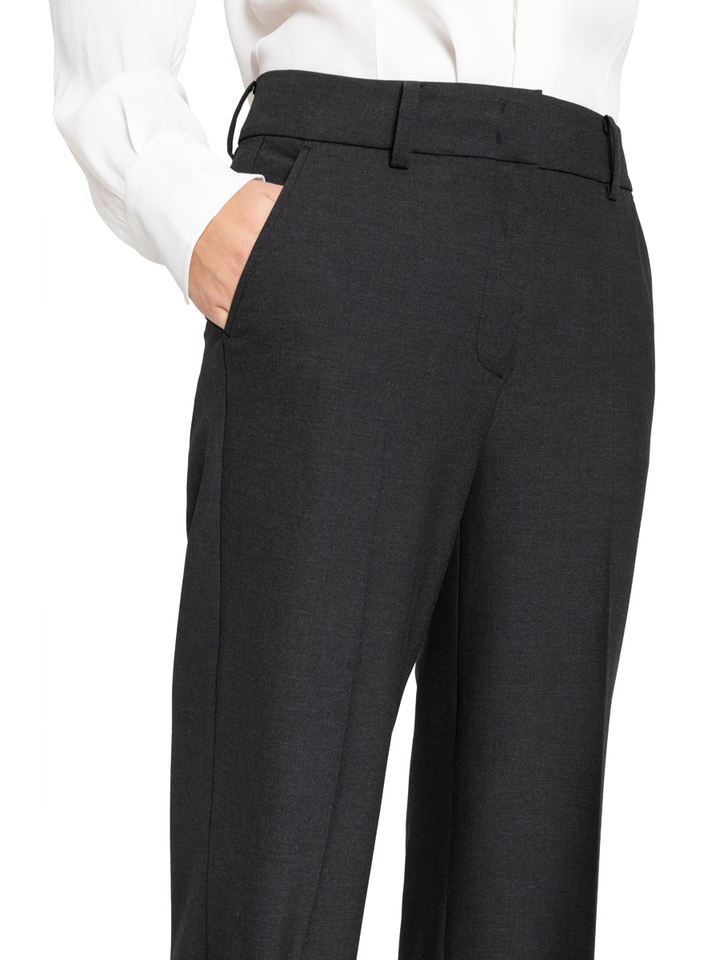 Grijze wijde geklede broek Grace Cambio 