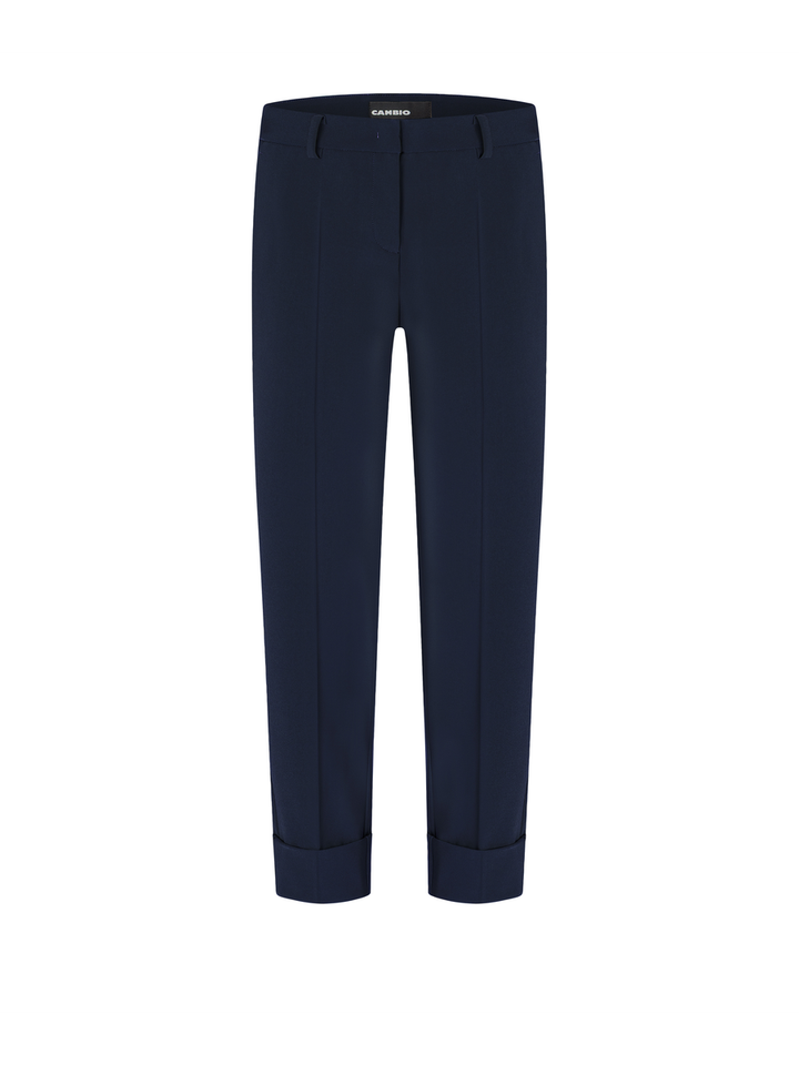 Royal Navy geklede enkel broek Krystal Cambio