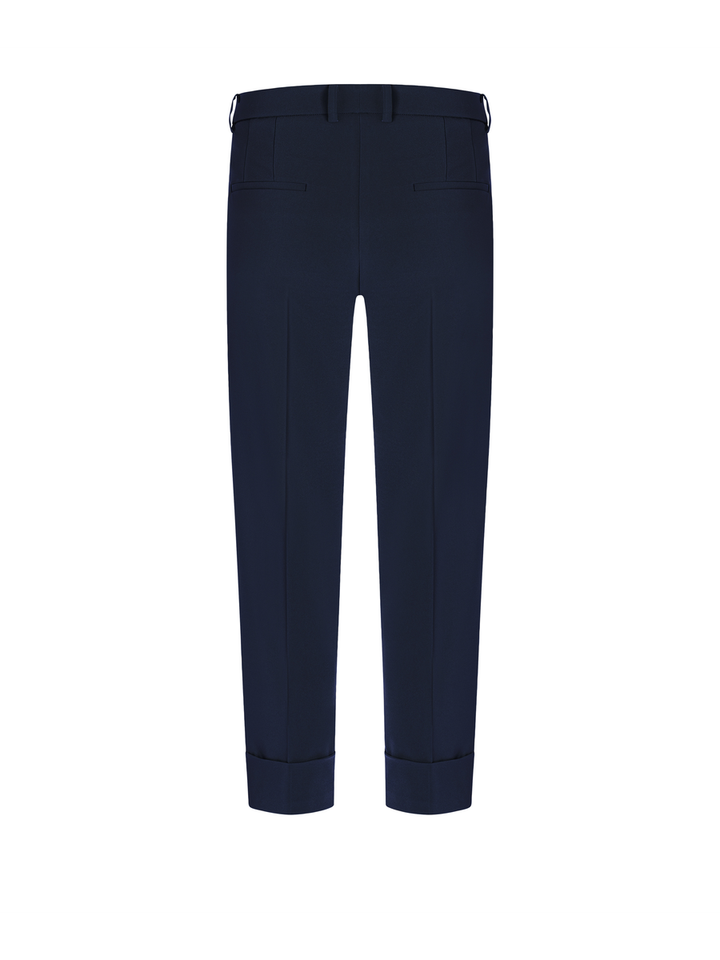 Royal Navy geklede enkel broek Krystal Cambio