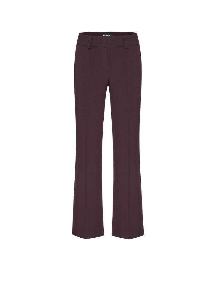 Bordeaux geklede enkel broek Farah Cambio