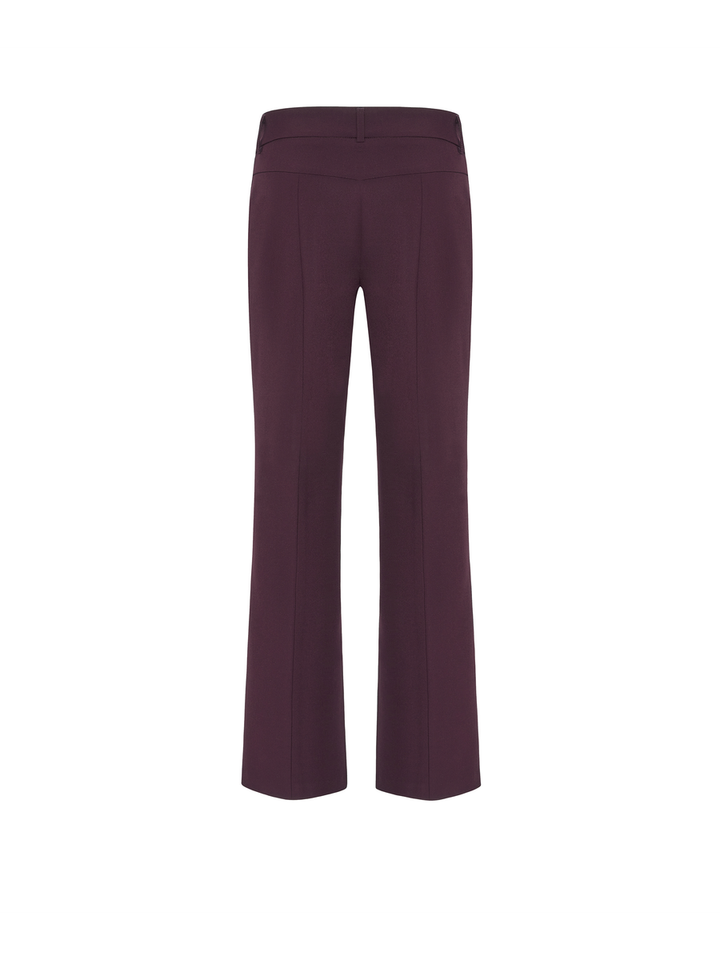 Bordeaux geklede enkel broek Farah Cambio