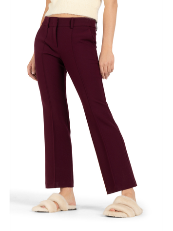 Bordeaux geklede enkel broek Farah Cambio
