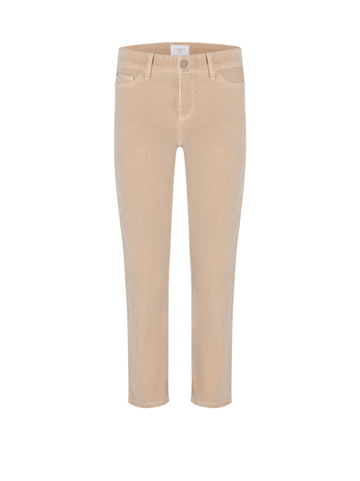 Beige skinny broek Piper cropped Cambio