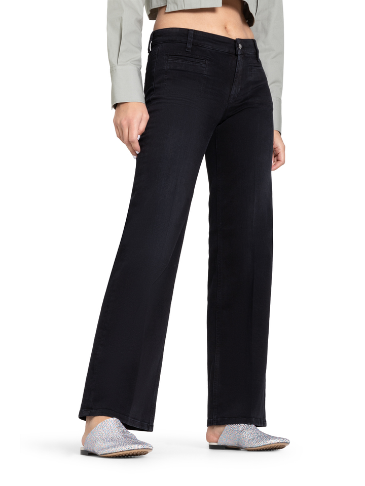 Zwarte loose fit jeans Tess Cambio