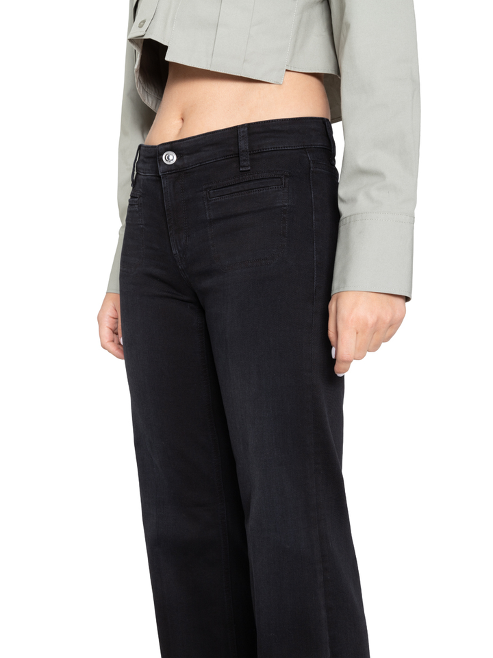 Zwarte loose fit jeans Tess Cambio
