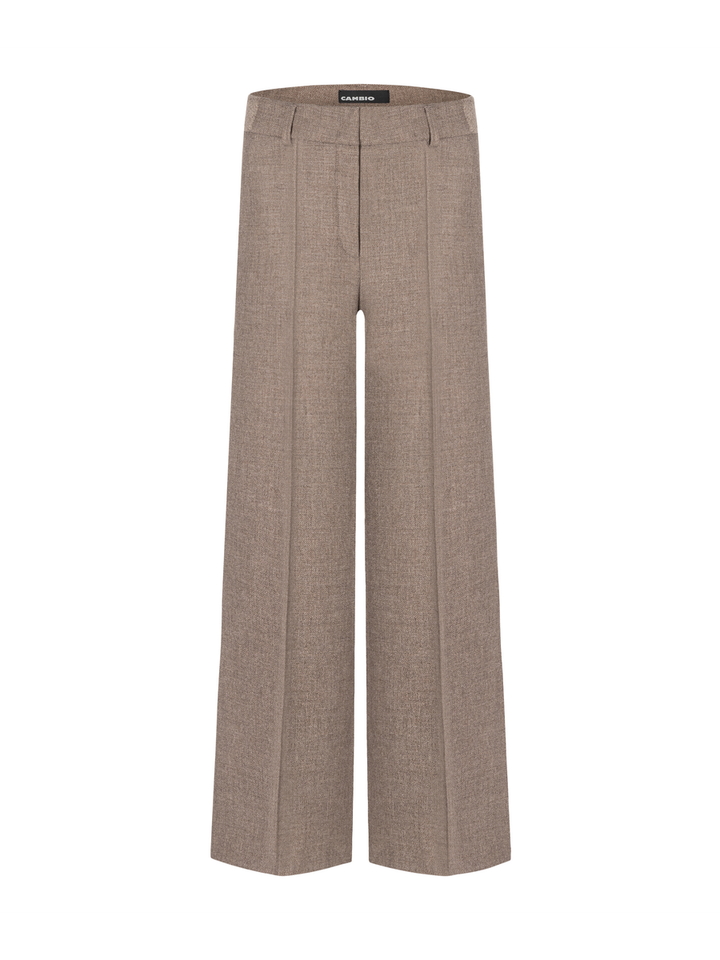 Beige geklede broek Amelie Cambio