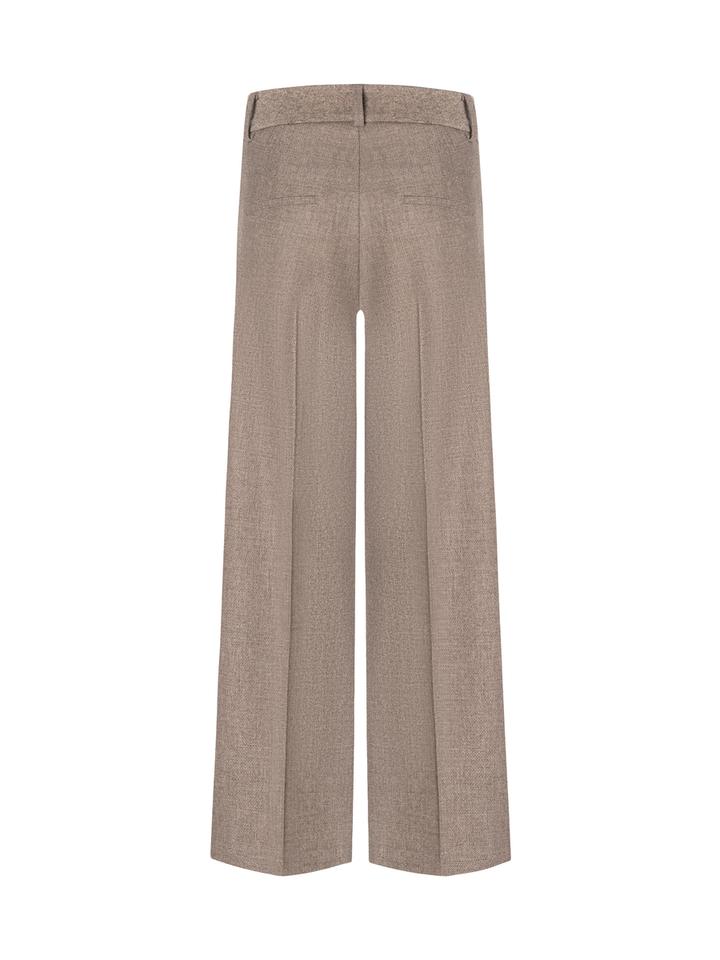 Beige geklede broek Amelie Cambio