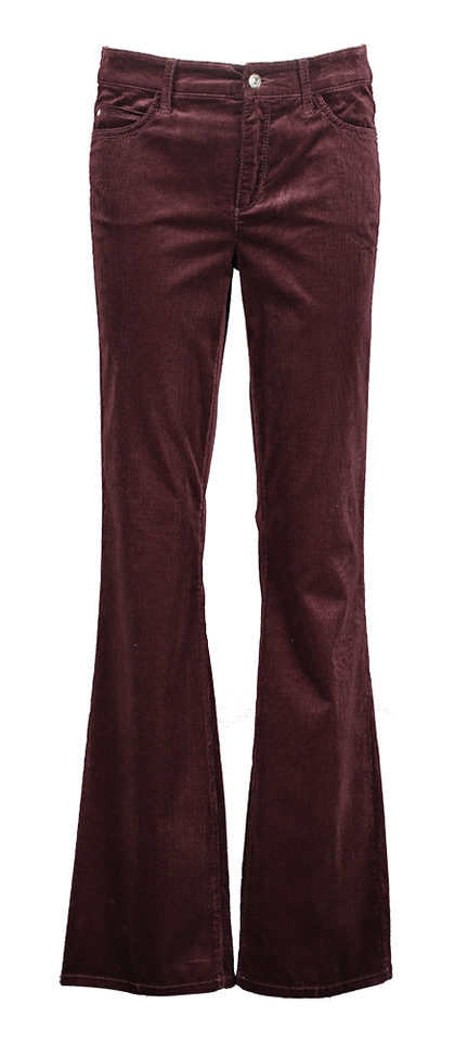 Bordeaux bootcut fit broek in corduroy Cambio