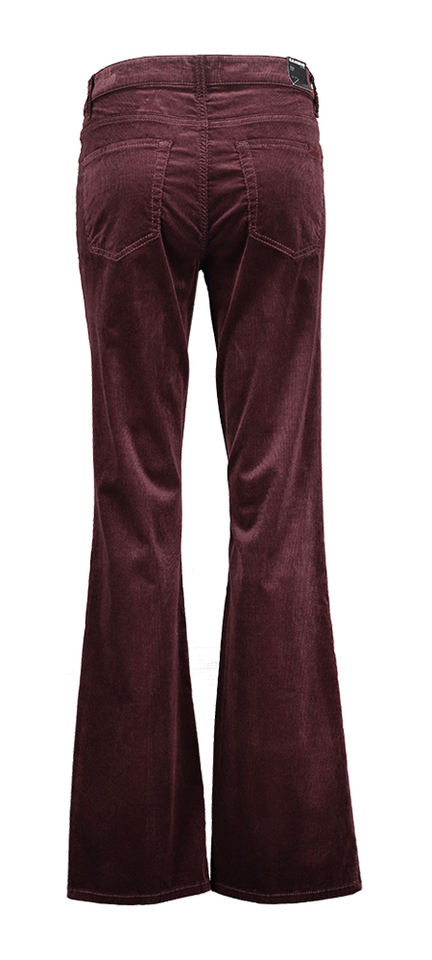 Bordeaux bootcut fit broek in corduroy Cambio