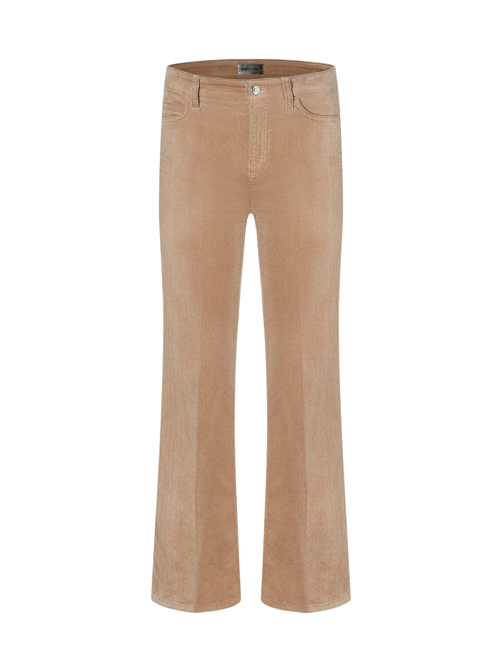 Beige bootcut fit in corduroy Cambio