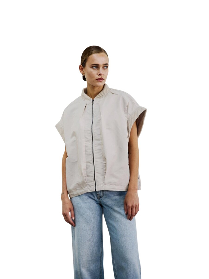 Beige oversized bodywarmer Imperial Withblack 