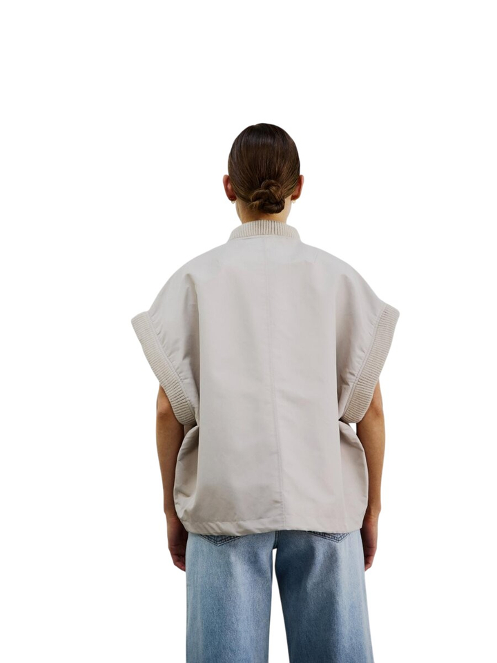 Beige oversized bodywarmer Imperial Withblack 