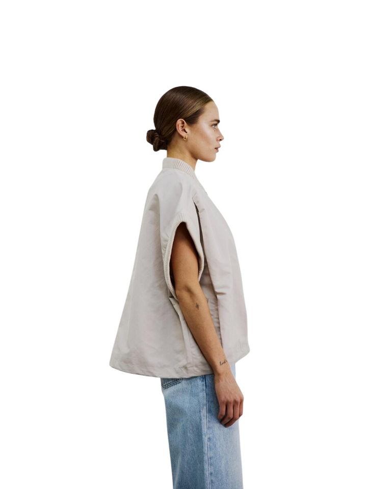 Beige oversized bodywarmer Imperial Withblack 