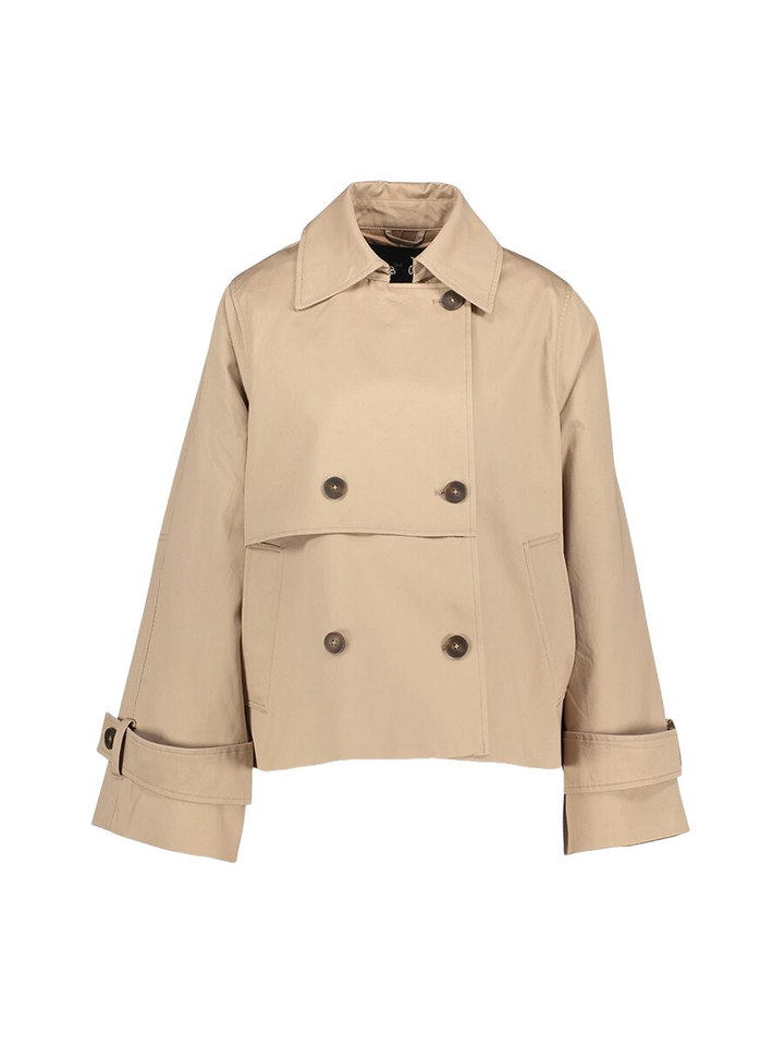 Beige jas a-lijn Ophelia Withblack
