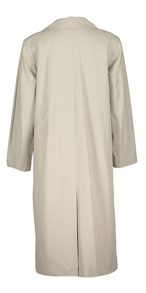 Beige lange jas Withblack