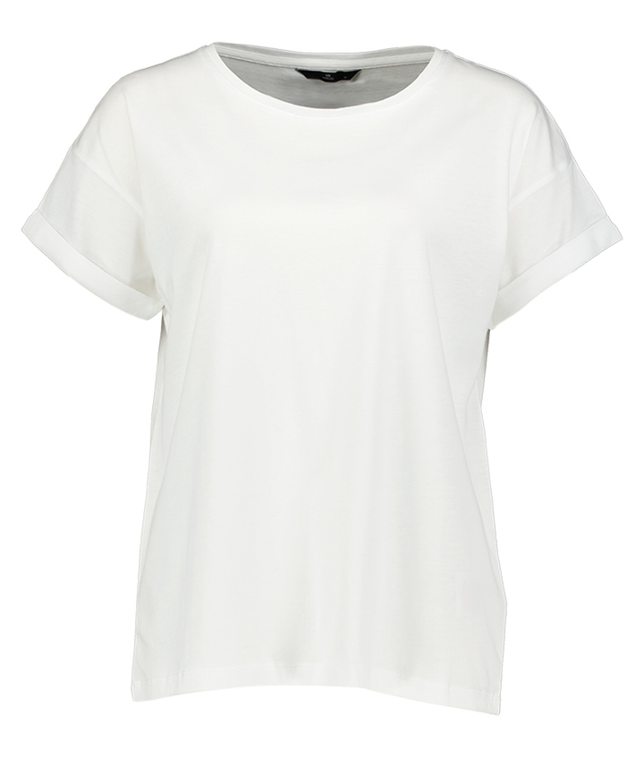 Witte t-shirt korte mouw Corri Withblack