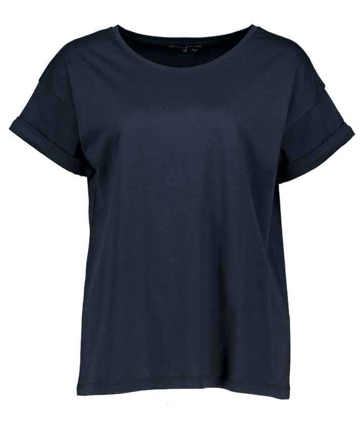 Donkerblauwe t-shirt Corri Withblack