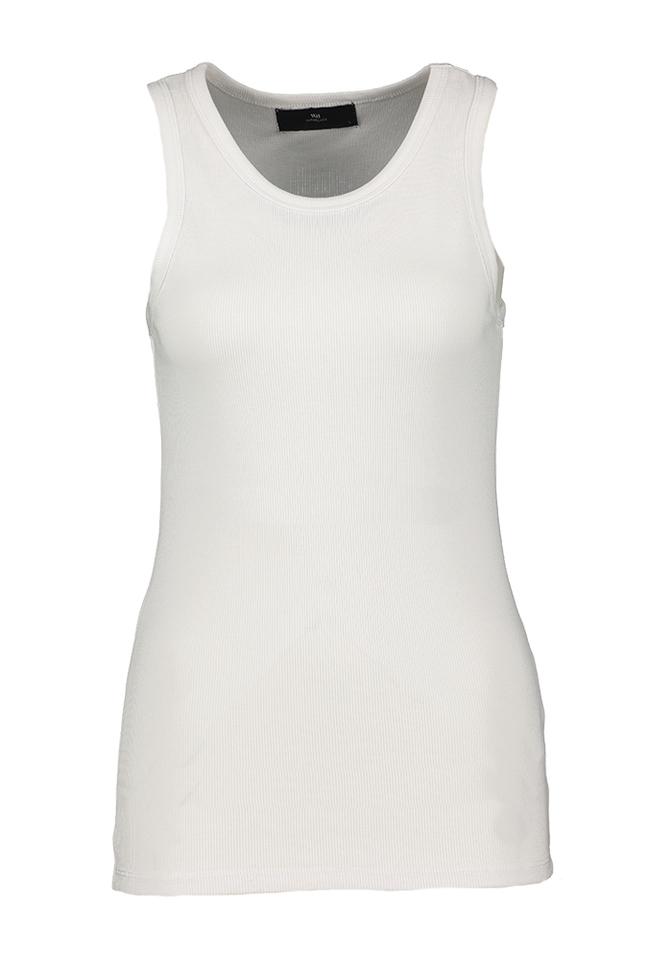Witte klassieke top Dordi Tank Withblack