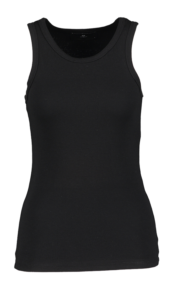 Zwarte top Dordi Tank Withblack