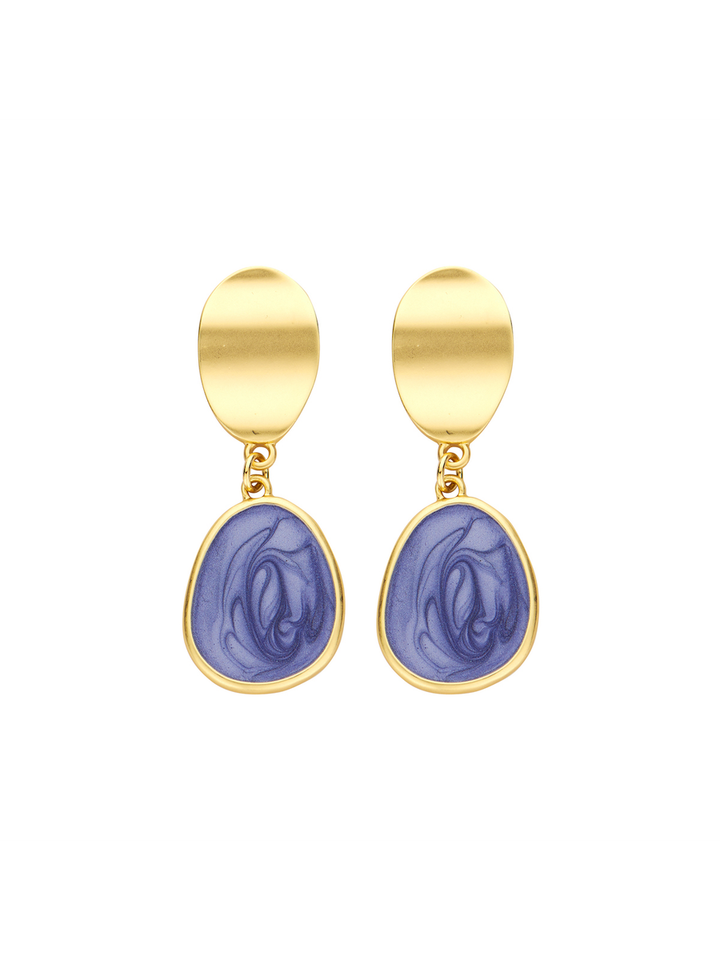 Blauwe oorbellen Ximon Les Cordes 