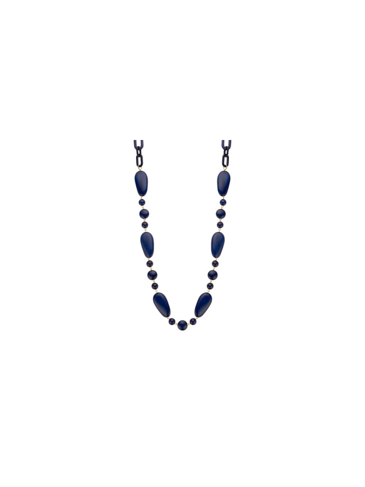 Blauwe ketting Klaudia Les Cordes