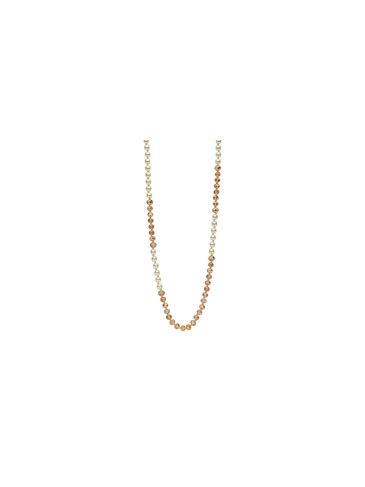 Witte ketting met parels Dioli Les Cordes