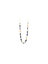 Lange halsketting blauw en goud Les Cordes 