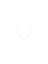 Zilverkleurige halsketting fijne lijn Les Cordes