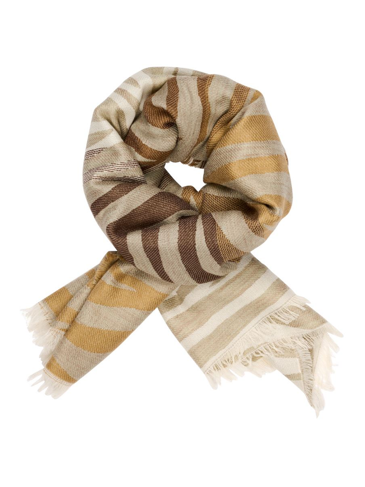 Beige sjaal Les Cordes 