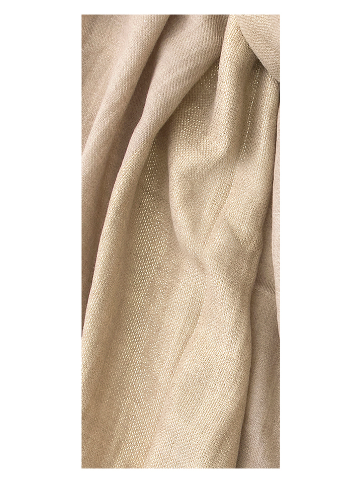 Beige sjaal Les Cordes