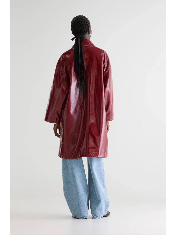 Bordeaux oversized regenjas Jana Bellerose 
