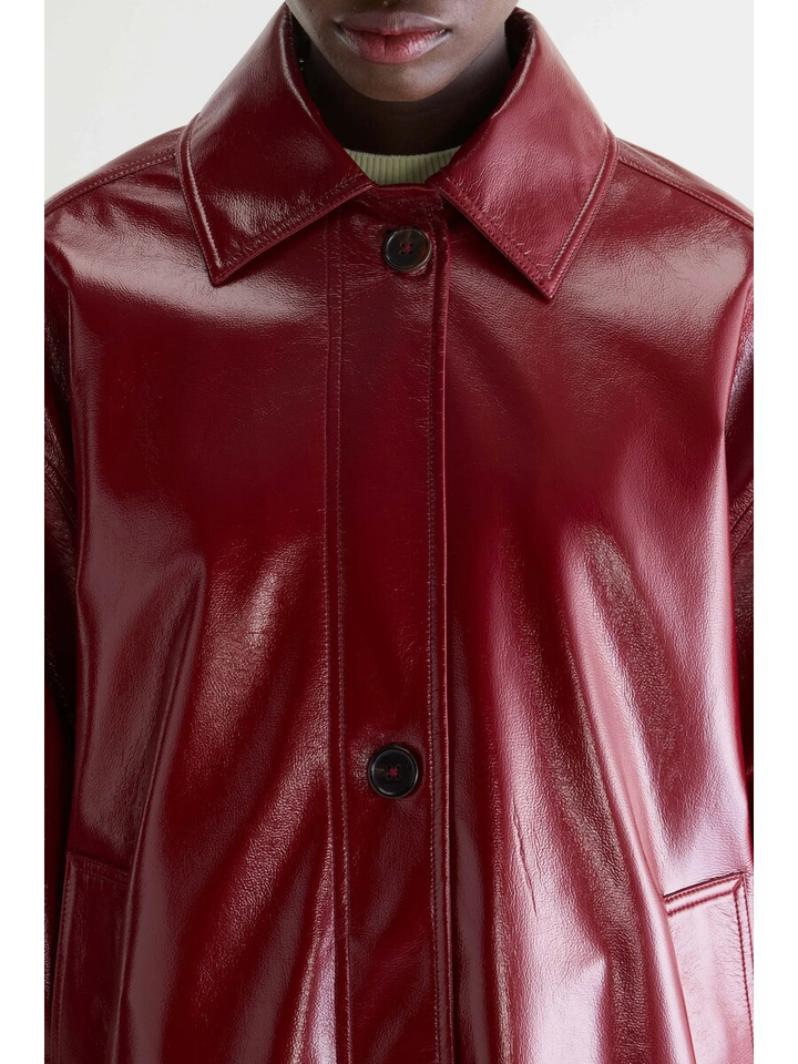 Bordeaux oversized regenjas Jana Bellerose 