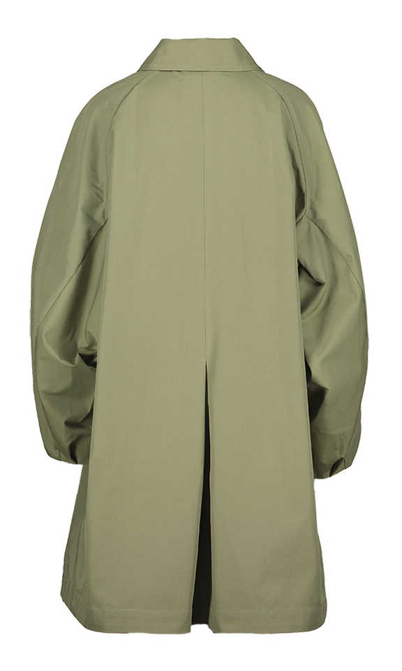 Groene lange jas Julie Bellerose