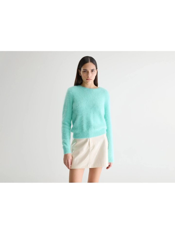 Groene trui met ronde hals Datti Bellerose 