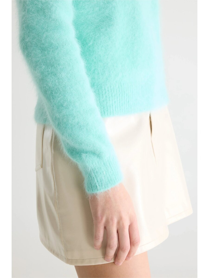 Groene trui met ronde hals Datti Bellerose 