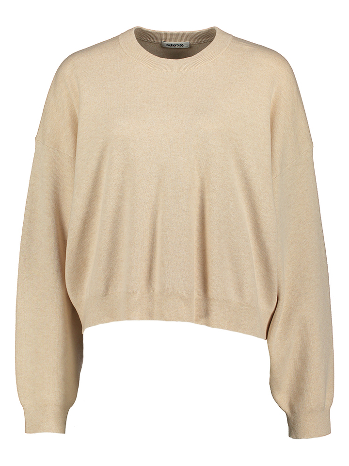 Beige oversized sweater Angum Belleose
