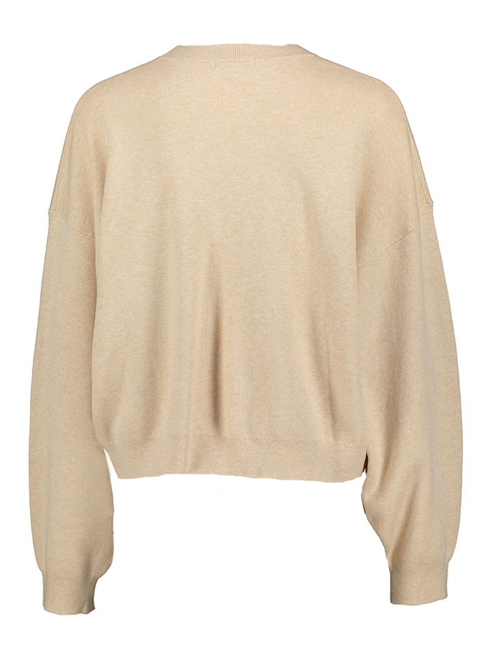 Beige oversized sweater Angum Belleose