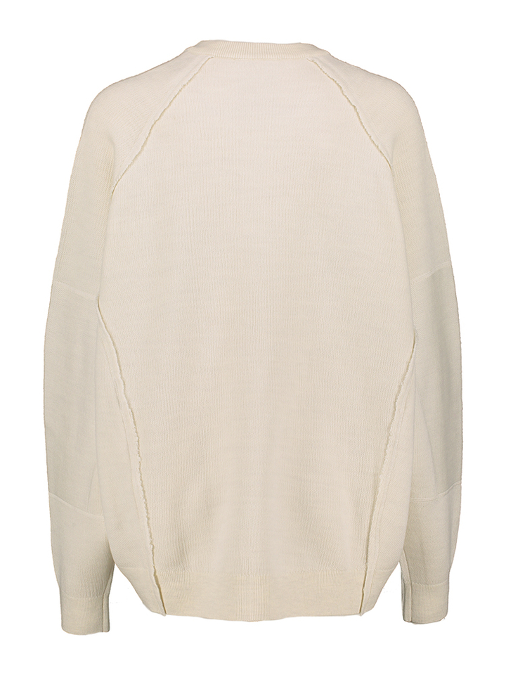 Beige trui met ronde hals Deno Bellerose