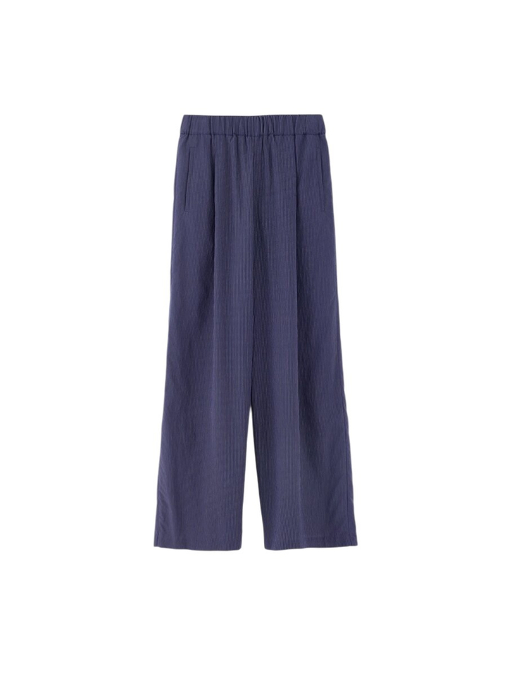Blauwe broek met frijne krijtstreep Bellerose