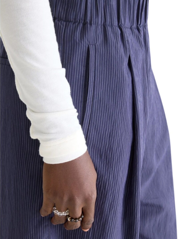 Blauwe broek met frijne krijtstreep Bellerose