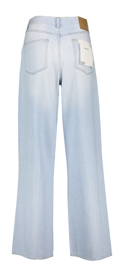 Licht blauwe jeans loose fit met strass detail Parthe Bellerose