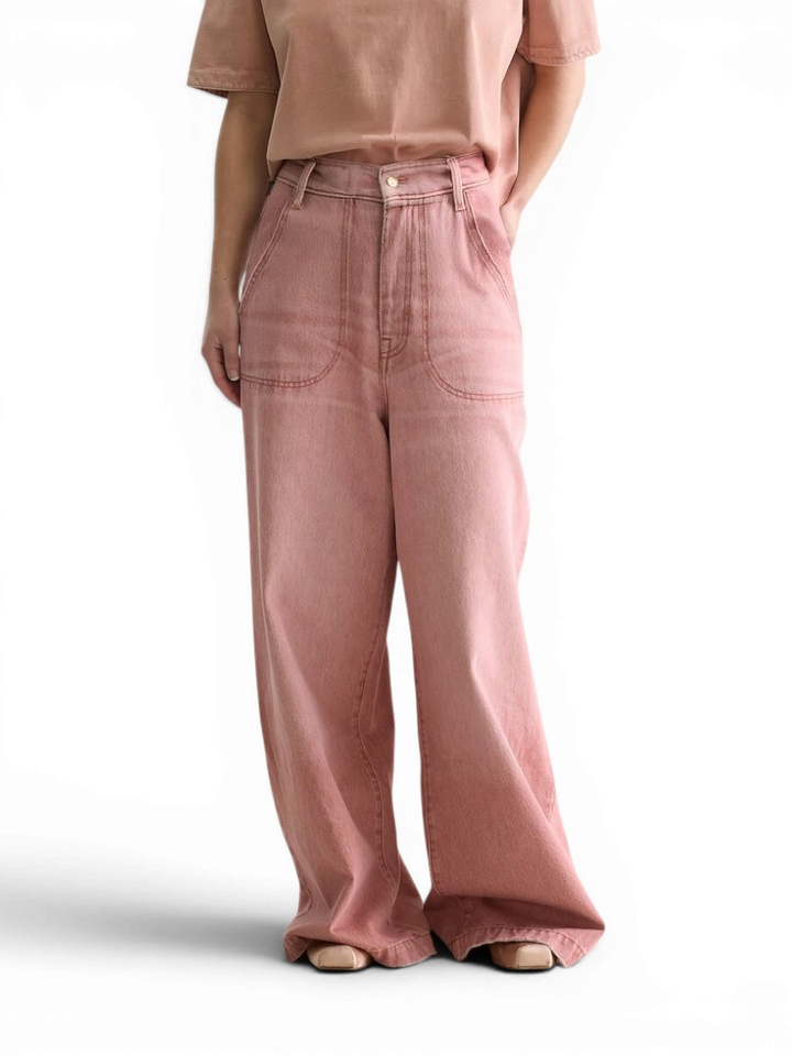 Roze loose fit broek Petula Bellerose