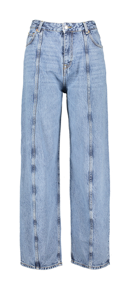 Blauwe loose fit jeans Perl Bellerose 