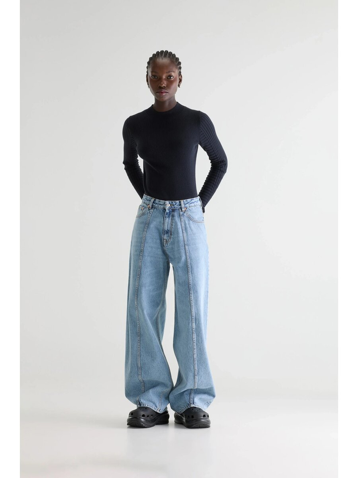 Blauwe loose fit jeans Perl Bellerose