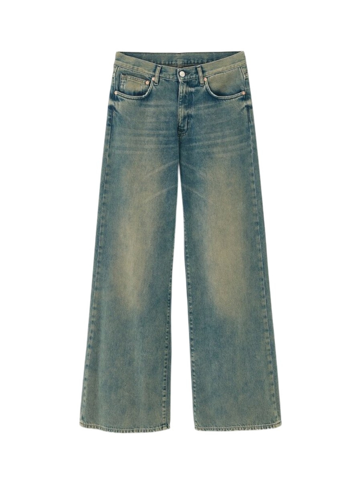 Blauwe relaxed & loose jeans Kansas Bellerose