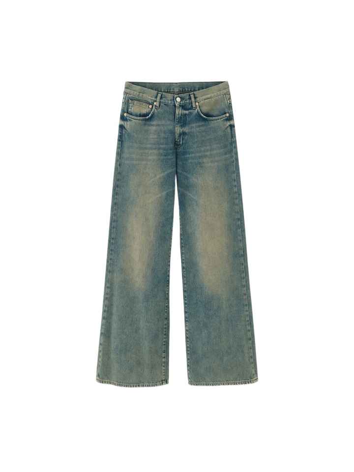 Blauwe relaxed & loose jeans Kansas Bellerose
