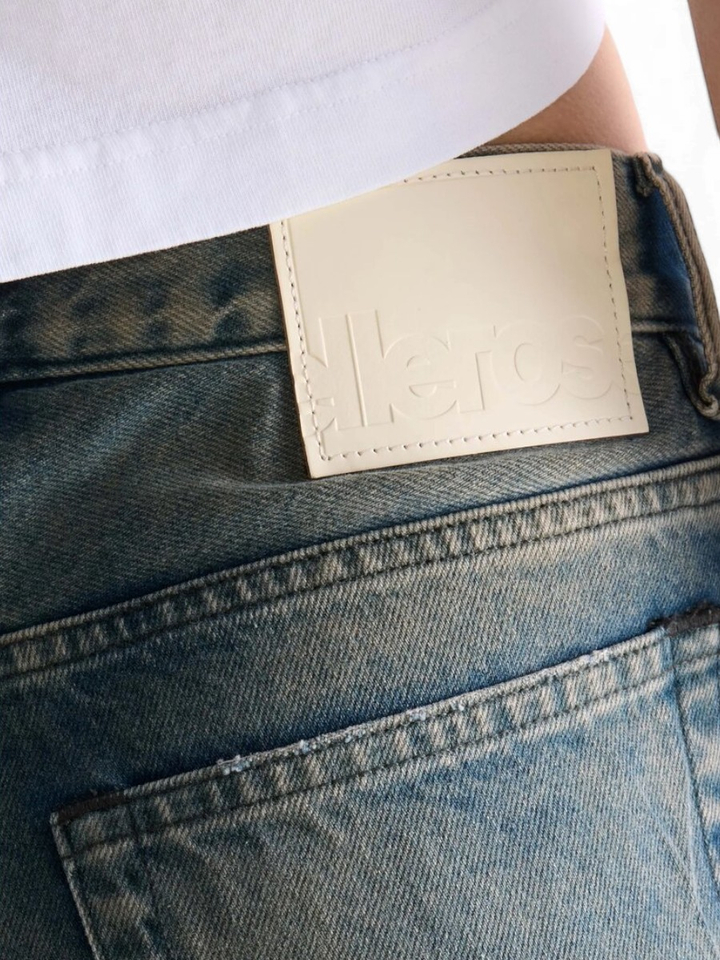 Blauwe relaxed & loose jeans Kansas Bellerose