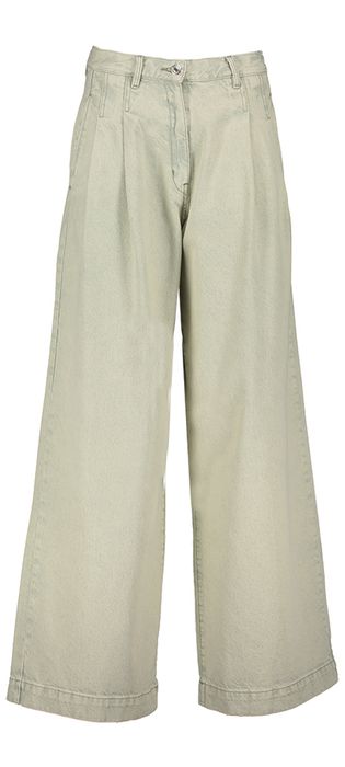 lichtgroene loose fitted jeans Pops Bellerose