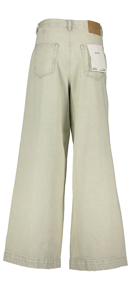 lichtgroene loose fitted jeans Pops Bellerose 