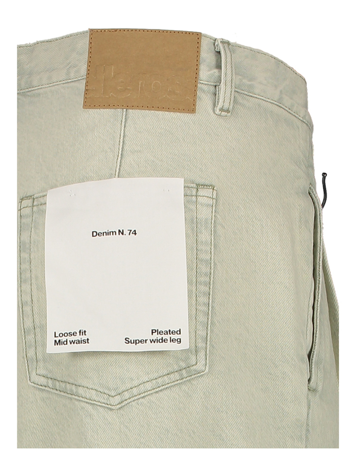 lichtgroene loose fitted jeans Pops Bellerose 